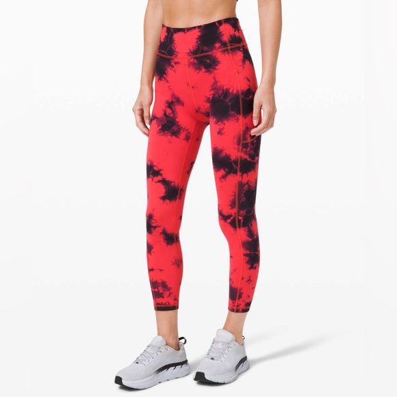 Lululemon Invigorate High-Rise Tight 25" *Wash
Tie Dye Carnation Red Black - Picture 2 of 8